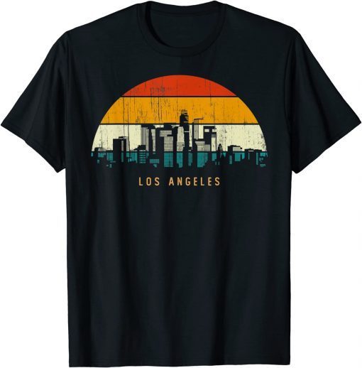 Style skyline cityscape California Los Angeles Funny T-Shirt