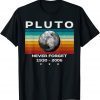 T-Shirt Never Forget Pluto, Retro Style Space, Science, astronomy