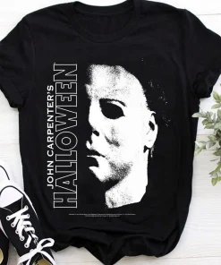 Halloween Michael Myers Large Face Classic Shirt