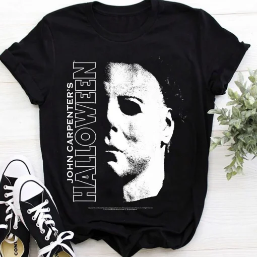 Halloween Michael Myers Large Face Classic Shirt