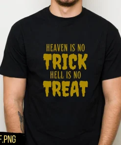 Heaven Is No Trick Hell Is No Treat Halloween 2023 Shirt