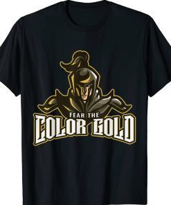 Color Gold Fear Knights Novelty Dragon Unisex TShirt