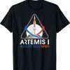 Artemis 1 Mission Patch Launch Date August 2022 Vintage TShirt