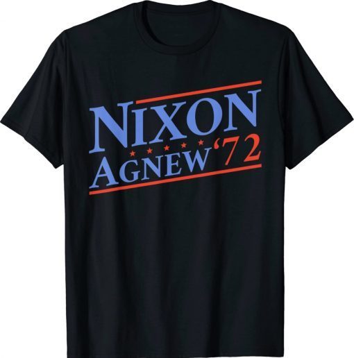 RICHARD NIXON AGNEW NIXON 1972 ELECTION CAMPAIGN Unisex TShirt