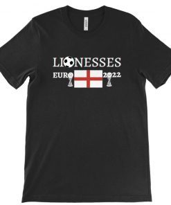 England Lionesses Euro 2022 Football Flag Fan Winners Champion Vintage TShirt