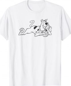 Scooby Doo Lying Down Front Shot Pose Vintage TShirt