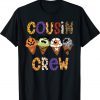 Cousin Crew Halloween Horror Ice Cream Pumpkin Face Monster Vintage TShirt