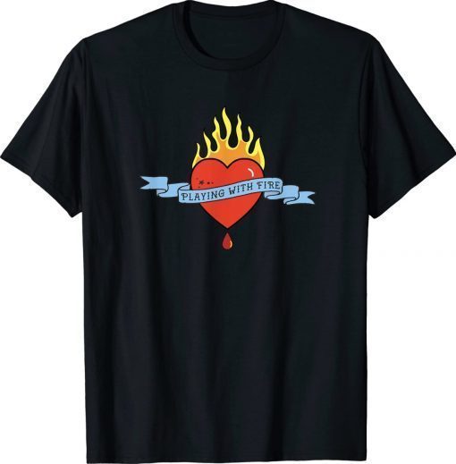 Vintage PLAYING WITH FIRE TShirt