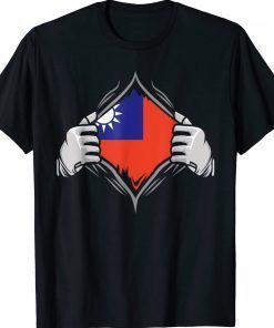 Super Taiwan Heritage Proud Taiwanese Roots Flag 2022 TShirt