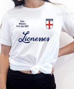 Vintage England Lionesses Football Euro Champions Unisex Shirts