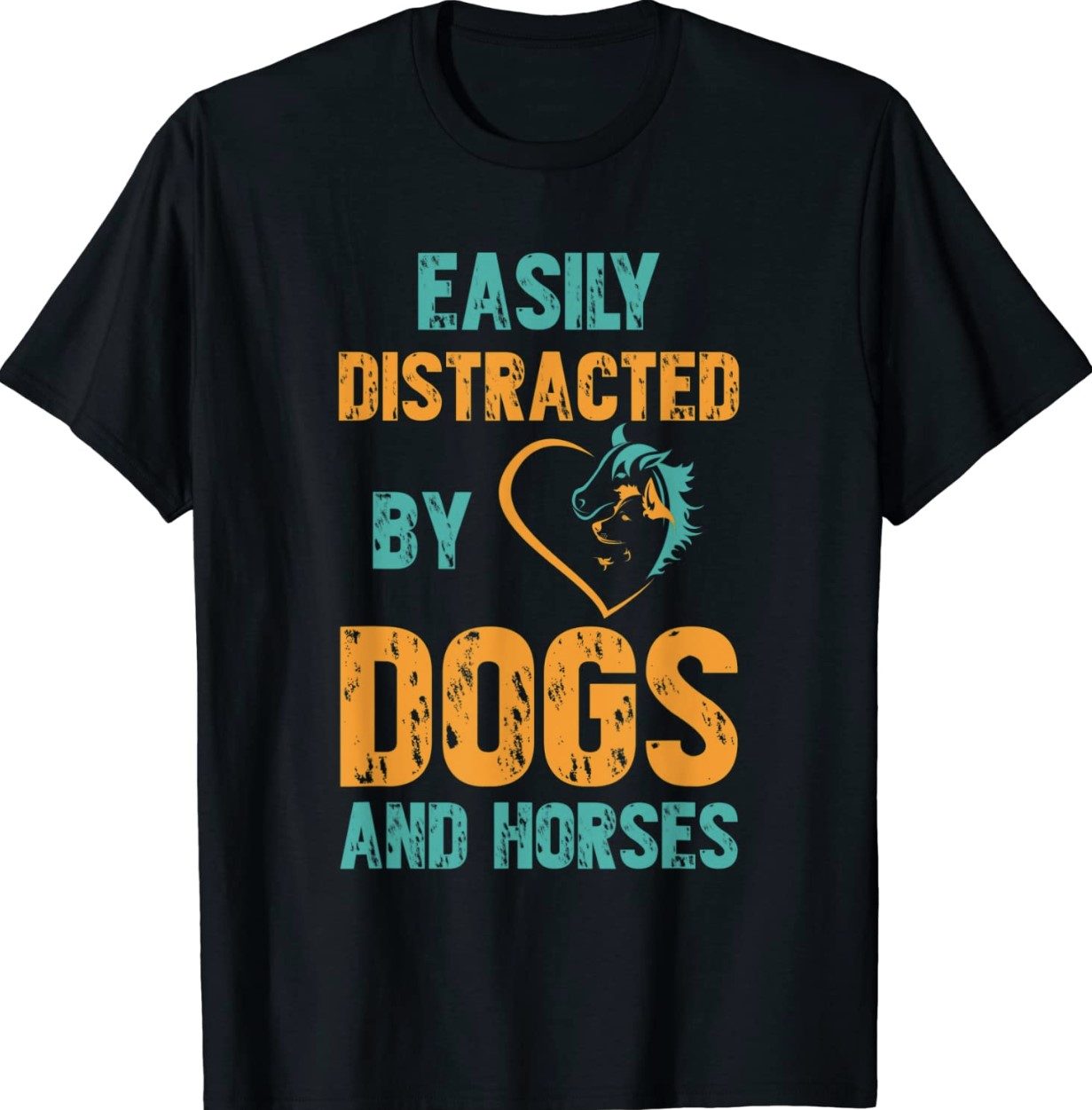 Easily Distracted By Dogs and Horses 2022 Shirts