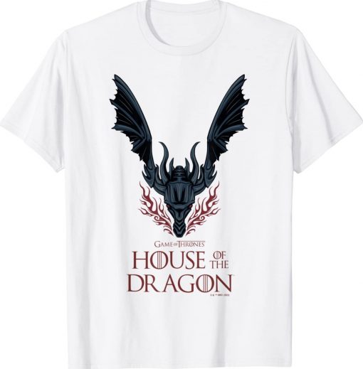 House of the Dragon Dark Wings Spread Vintage TShirt