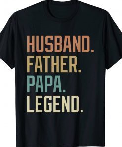 Husband Father Papa Legend Father's Day 2022 TShirt