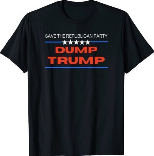 Anti Trump Save the Republican Party Dump Trump Vintage TShirt