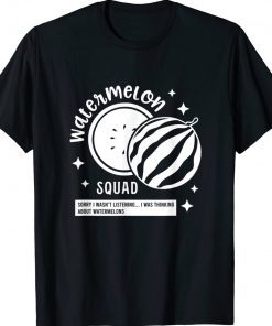 Watermelon Squad Team Tropical Fruits Funny Shirts