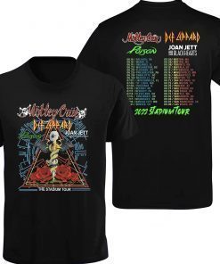 The Stadium Tour 2022 Defs Leppards Motley Crues Poisons Joan Jetts Vintage TShirt