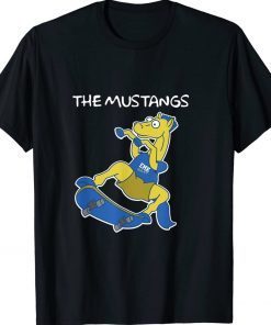 EMK THE MUSTANGS SKATEBOARD Unisex TShirt