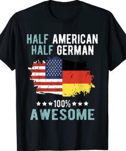 Half American Half German Vintage TShirt