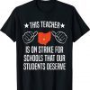 Columbus Teacher Strike Schools Our Students Deserve Vintage TShirt