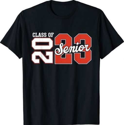 CLASS OF 2023 Senior 2023 Graduation or First Day Of School Vintage TShirt