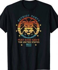 Trump 2024 Election Patriot Party God Save United States Vintage Shirts