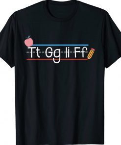 TGIF Alphabet Friday Teacher Thank God It's Friday Gift Shirts