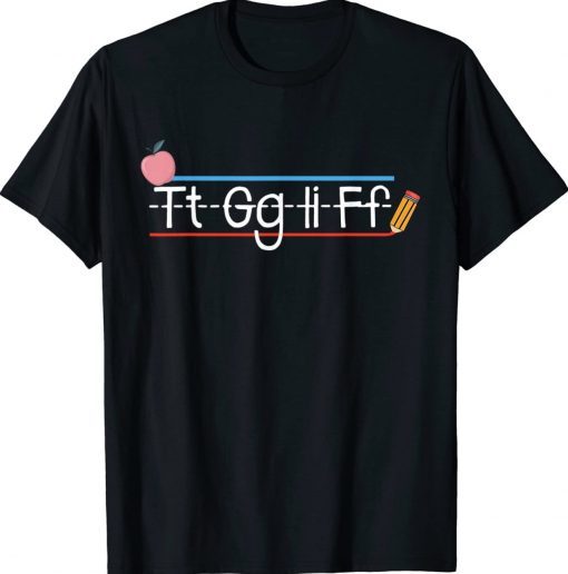 TGIF Alphabet Friday Teacher Thank God It's Friday Gift Shirts