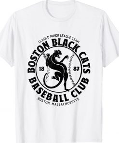 Boston Black Cats Baseball Retro Minor League Baseball Team 2022 Shirts