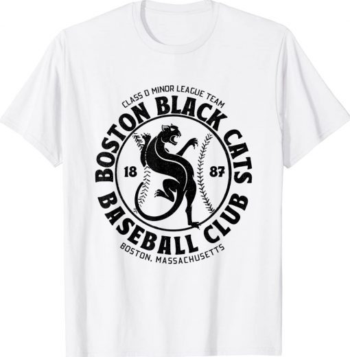 Boston Black Cats Baseball Retro Minor League Baseball Team 2022 Shirts