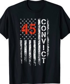 Convict 45 No One Is Above The Law Anti Trump 2024 Shirts