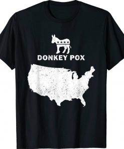 DONKEY POX ANTI BIDEN ANTI DEMOCRATS Vintage TShirt