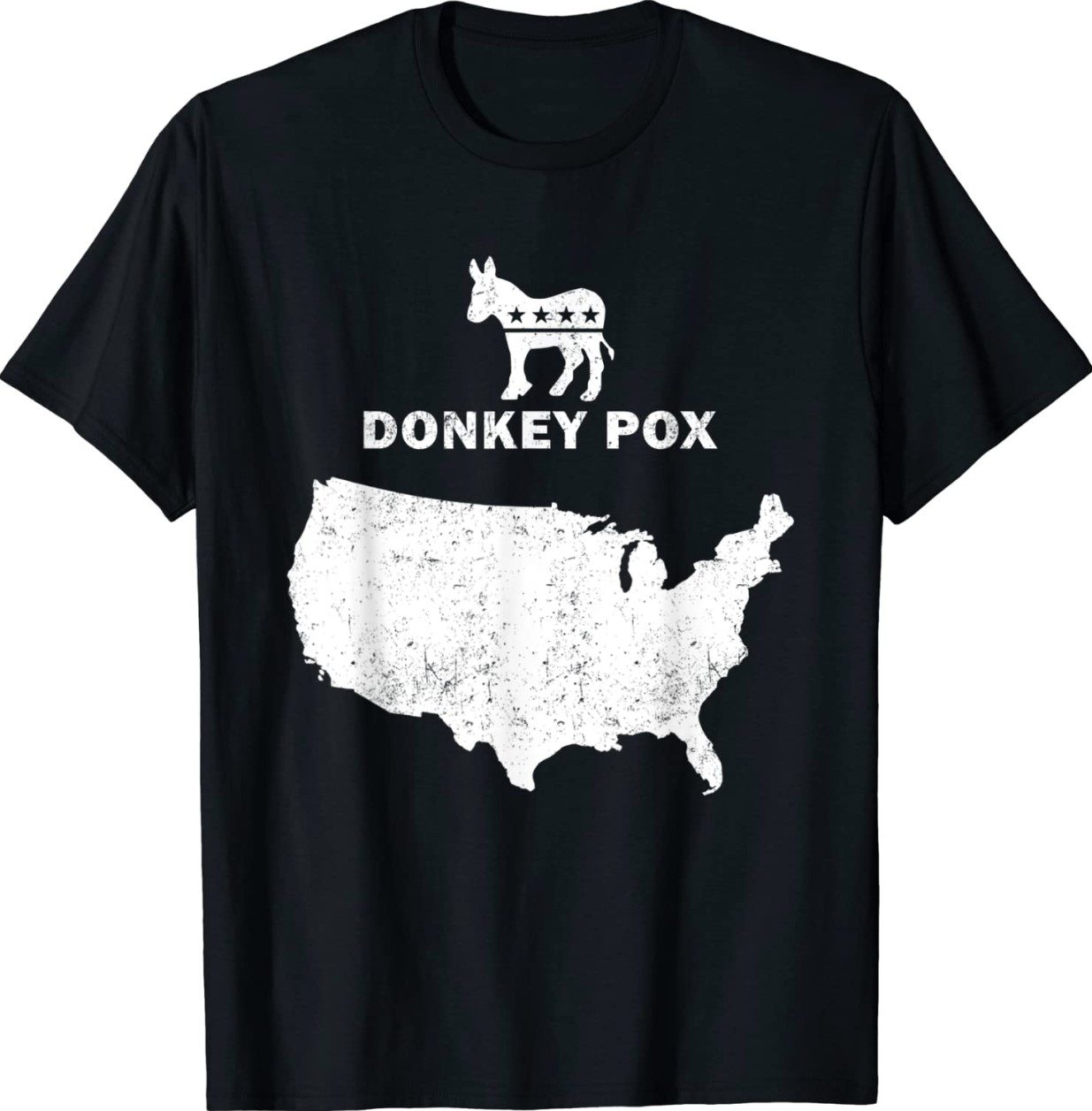 DONKEY POX ANTI BIDEN ANTI DEMOCRATS Vintage TShirt