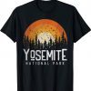 Yosemite US National Park Retro Style 70s 80s Unisex TShirt