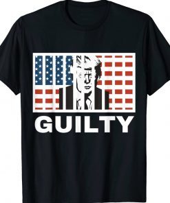 GUILTY Anti-Trump American Flag Unisex Shirts