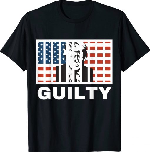 GUILTY Anti-Trump American Flag Unisex Shirts