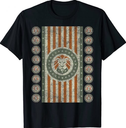 Vintage Patriot Party USA Trump 2024 Army Lion Shirts