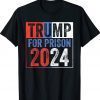 Anti-Trump America Flag Trump Prison 2024 Unisex TShirt