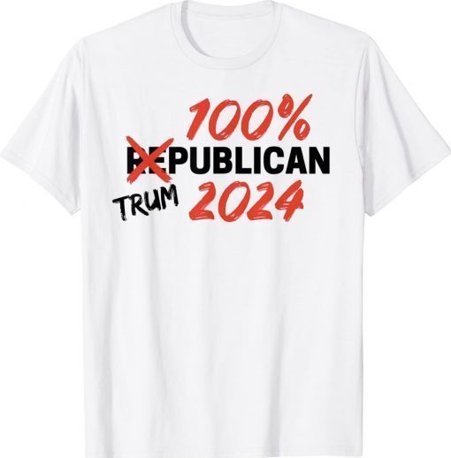 Trump 2024 Trumpublican Rally Supporter Unisex TShirt