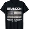 Official US Flag Dark Brandon Saving America TShirt
