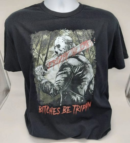 Horror Halloween Character Bitches Be Trippin Gift TShirt