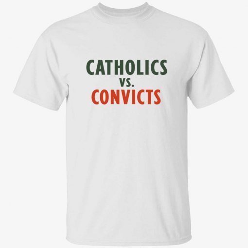 Catholics vs convicts 2022 shirts