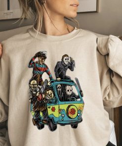 Halloween Horror Movie Car Funny Horror Movie Characters Gift Shirts