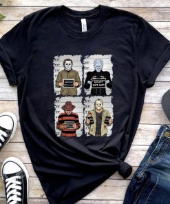 Horror Mugshot Horror Movie Characters 80s Horror TShirt