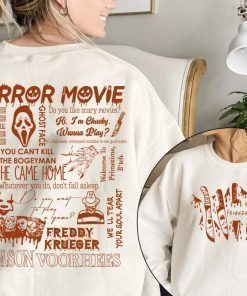 Halloween Horror Movies Horror Movie Characters Gift T-Shirt