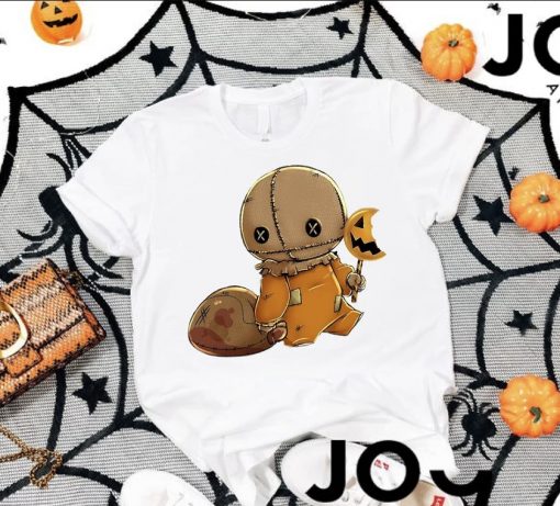 Sam Trick R Treat Halloween Costume Scary T-Shirt