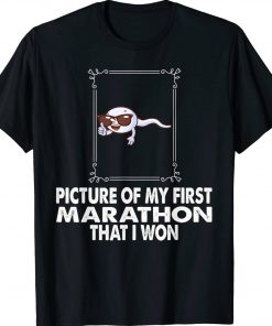 Picture Of My First Marathon That I Won Vintage Shirts
