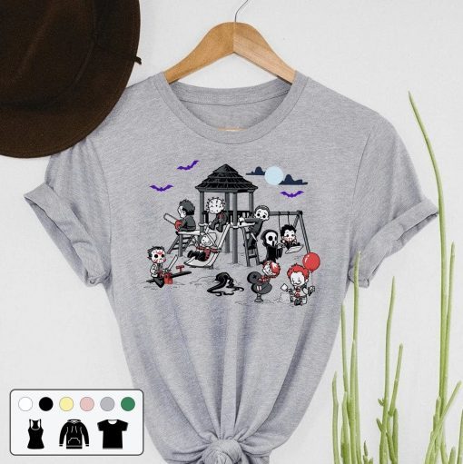 Characters Horror Movie Halloween Character Friend Gift TShirt