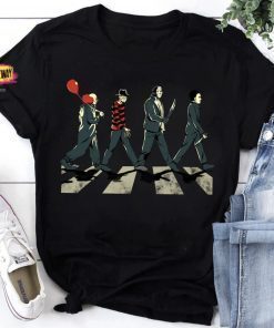 Abbey Road Horror Movies Characters Halloween Character Vintage TShirt