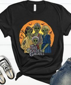 Halloween The Golden Ghouls Horror Movie Scary Movies Gift TShirt