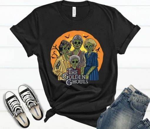 Halloween The Golden Ghouls Horror Movie Scary Movies Gift TShirt